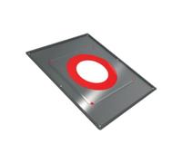 Habillage de plafond 0°-20° deux parties - double paroi - TEC-DW-Classic 180mm