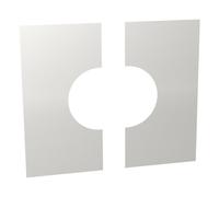 Habillage de plafond 0° en deux parties - double paroi - TEC-DW-STANDARD 150 mm