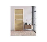 Habillage de porte - NORDLINGER PRO - Kit RENO'PORTE non encollé - Bois 100% FSC - 85x52 cm - Profilés alu