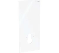 Habillage frontal Geberit pour le module sanitaire Geberit Monolith pour WC suspendu, 114cm, largeur de fixation WC 18cm, 242662SI1, Couleur: Verre Blanc - CM