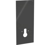 Habillage frontal Geberit pour le module sanitaire Geberit Monolith pour WC suspendu, 114cm, largeur de fixation WC 18cm, 242662SJ1, Couleur: Verre Noir - CM