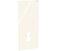 Habillage frontal Geberit pour le module sanitaire Geberit Monolith pour WC suspendu, 114cm, largeur de fixation WC 18cm, 242.662.JL.1, Couleur: Verre gris sable