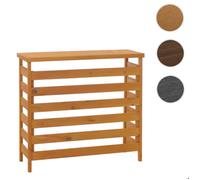 Habillage pour climatiseur/échangeur thermique HWC-Q15, cache en bois certifié MVG 78 x 84 x 32 cm ~ couleur naturelle