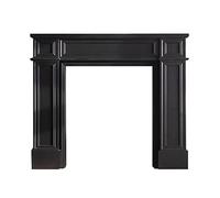 habillages de cheminée Cadre de cheminée électrique moderne, cadre, poêle, en bois, for armoire décorative, noir Présentoirs
