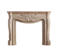 habillages de cheminée Manteau de cheminée Vintage américain, étagère décorative en Relief créatif, entrée salon, armoire sculptée, buffet Présentoirs
