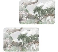 Habitable - Lot de 2 sets de table motifs animaux OLWEN - 28 x 43 cm - Olwen G