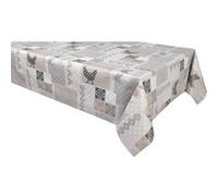 Habitable - Nappe en toile cirée rectangulaire Baco - 140 x 250 cm - Taupe - BACO Marron G