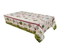 Habitable - Nappe en toile cirée rectangulaire NŒUDS - 140 x 250 cm - Ecru - NŒUDS Beige G