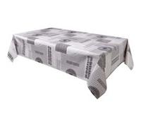 Habitable - Nappe en toile cirée rectangulaire Run - 140 x 250 cm - Gris - RUN Gris G