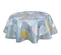 Habitable - Nappe en toile cirée ronde Cottey - Diam. 135 cm - Bleu - COTTEY Bleu G
