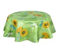 Habitable - Nappe en toile cirée ronde Gap - Diam. 135 cm - Vert - GAP Vert G