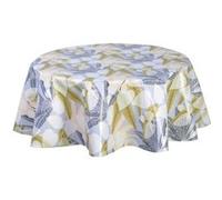 Habitable - Nappe en toile cirée ronde Sais - Diam. 150 cm - Gris - SAIS Gris G