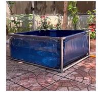 Habitat aquatique pliable en PVC transparent pour poissons, tortues et koï en extérieur ou intérieur