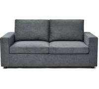 Habitat et Jardin – Canapé convertible Elena – 3 places – Couchage 140 cm – Tissu gris