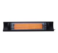 Chauffage électrique radiant en fibre de carbone "Bola" - 2000W - Noir