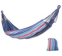 Habitat et Jardin - Hamac Jardin Dallas 3,6 m Bleu - Toile de Voyage et Camping Design - Suspendu de Jardin - Double Intérieur et Extérieur - Charge Maxi 200 kg