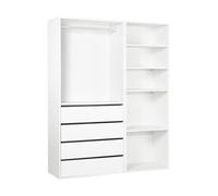 Habitat et Jardin Kit Dressing Opéra modulable - 2 éléments - Blanc