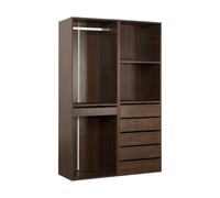 Habitat et Jardin Kit Dressing Opéra modulable - 2 éléments - Marron