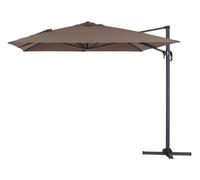 Parasol déporté "Sun 4" - 3 x 4 m - Taupe