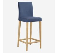 Habitat - Tabouret Haut de Bar en Tissu - Bleu Eleonora