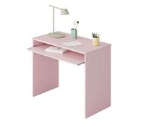 Habitdesign Modèle I-Joy Table d'ordinateur avec plateau amovible, couleur rose nuage, dimensions : 90 x 54 x 79 cm (l x P x H).