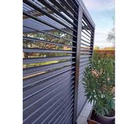 Habrita - Abri De Jardin 10.80 M² Aluminium - Per 3630v Bi Noir