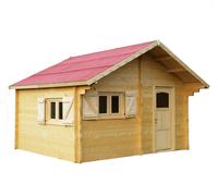 Habrita abri de jardin 24.96 m2 bois naturel