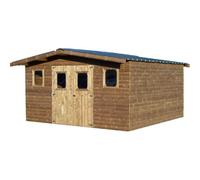 Habrita Abri de jardin 4.58×4.3×2.33m - 19.69m²