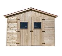 Abri de jardin bois 3x3m "Eden"
