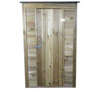 Abri de jardin en bois de 0,71 m2 mural avec plancher ARM1105A Habrita Foresta
