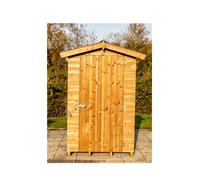 Abri en bois thermo chauffé 1.34 m² brun doré the1212.01n