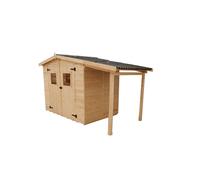 Habrita Abri de jardin bois bûcher 3,48 x 1,87 m – 6,50 m² avec plancher