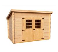 Habrita abri madriers massifs 4.59 m² bois naturel