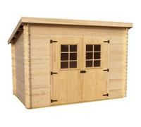 abri de jardin en bois Charente 3x2m