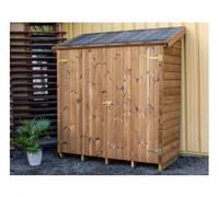 HABRITA - Abri mural de rangement - panneaux 19 mm - Surface ext.: 1.34 m2 - bois massif traité très haute température