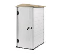 Habrita Abri mural en résine Evo 100.1 Reverso – 1,16 m² – Beige/Marron