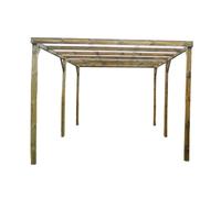 Carport autoclavé 14.99 m2 bois car 3051a2
