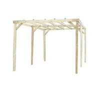 Habrita Carport CAR3050A2 traité autoclave 15 m² sans couverture G