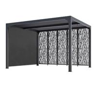 Habrita Pergola bioclimatique Per36m30rbi 10.80 m² Gris anthracite
