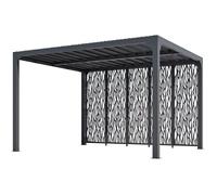 Pergola bioclimatique 10.80m² gris anthracite - PER36M30BI - HABRITA