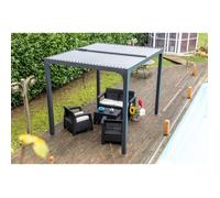 Pergola bioclimatique en aluminium 2,40x3m