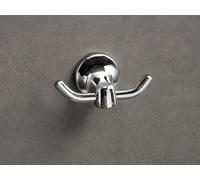 Haceka Aspen Support De Serviette Double En Métal Chromé Pour Mur