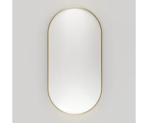 Haceka Deco miroir - 80x40cm - ovale - or brossé 2015967