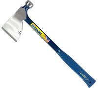 Hache de charpentier ESTWING longue avec manche en vinyle, 90 mm, 1010 g, lame rugueuse | Arrache-clou pratique intégré | Idéale pour les menuisiers, les constructeurs de maisons en rondins, les charp