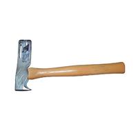 Hache de couvreur avec porte-clous, forte force de maintien, 33 cm, tête en acier au carbone, manche en bois, outil pour piquets de tente, sortie d'urgence, réparation de toiture