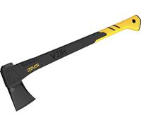Hache de fendage, 71 cm, manche en fibre de verre, poignée en TPR, incluant une housse de protection
