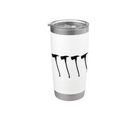 Hache de pompier Femme de pompier Service d'incendie Gobelet isotherme en acier inoxydable double paroi