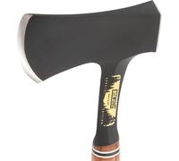 Hache ESTWING avec manche en cuir, 83 mm, 820 g, avec housse de protection en nylon, édition spéciale | Parfaite pour couper des bûches, des petits arbres et des branches, ainsi que pour fendre du boi