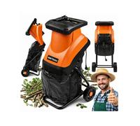 Hache-Paille 3000W Électrique Hacheuse Astschredder 45mm au Calme Avec
