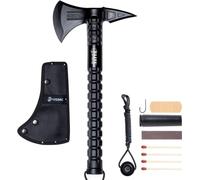 Hache Tomahawk professionnelle avec kit de survie 6in1 pour le camping, la survie | M-X001